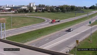 US 30 at Kirkwood Boulevard Southwest – Mile Marker 250.7 – Cedar Rapids – Wrong-Way Monitoring View – North View