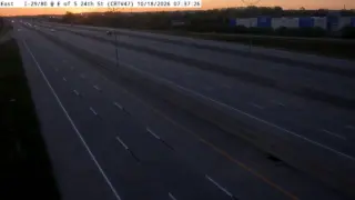 I-29/I-80 East of South 24th Street – Mile Marker 1.7 – Council Bluffs – North View