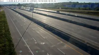 I-29/I-80 East of South 24th Street – Mile Marker 1.7 – Council Bluffs – North View