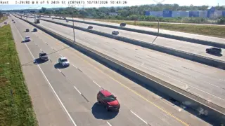 I-29/I-80 East of South 24th Street – Mile Marker 1.7 – Council Bluffs – North View