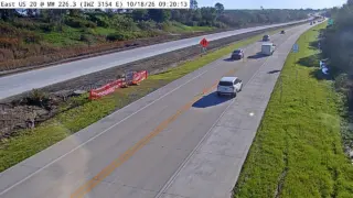 US 20 at Mile Marker 226.3 – Waterloo – East View