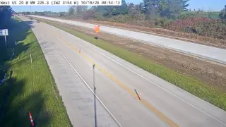 US 20 at Mile Marker 226.3 – Waterloo – West View