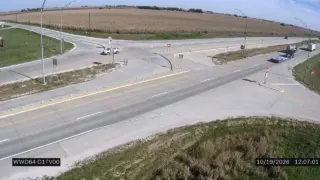 US 20 at Poplar Avenue – Mile Marker 119.6 – Near Otho – Wrong-Way Monitoring View