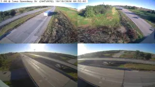 I-80 at Speedway Drive – Mile Marker 168 – Near Newton – Multi-Angle View