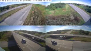 I-80 at Speedway Drive – Mile Marker 168 – Near Newton – Multi-Angle View