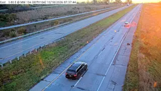 I-80 at Mile Marker 104.05 – Near Earlham