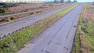I-80 at Mile Marker 104.05 – Near Earlham