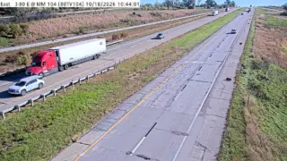 I-80 at Mile Marker 104.05 – Near Earlham
