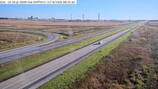 US 30 at 580th Avenue – Mile Marker 152.1 – Near Ames