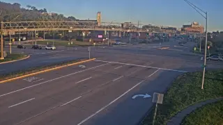 US 20 at Locust Street – Mile Marker 299.8 – Dubuque – North View