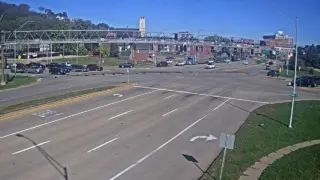 US 20 at Locust Street – Mile Marker 299.8 – Dubuque – North View