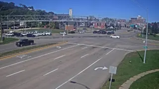 US 20 at Locust Street – Mile Marker 299.8 – Dubuque – North View