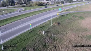 US 30 at 6th Street Southwest – Mile Marker 249.7 – Cedar Rapids – Wrong-Way Monitoring View