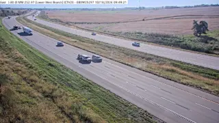 I-80 at Lower West Branch Road – Mile Marker 252.9 – Near West Branch
