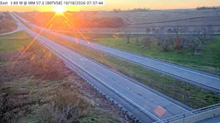I-80 at Mile Marker 57.4 – Near Brayton