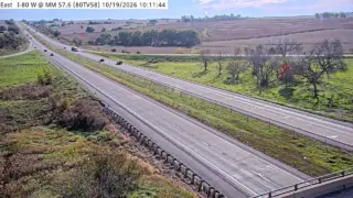 I-80 at Mile Marker 57.4 – Near Brayton