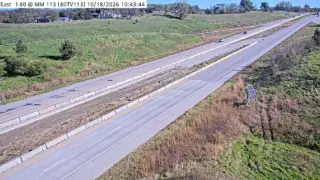 I-80 at Mile Marker 113 – Near Van Meter