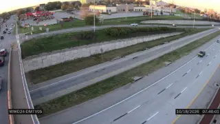 I-235 at East 14th Street – Mile Marker 9.8 – Des Moines – Wrong-Way Monitoring View