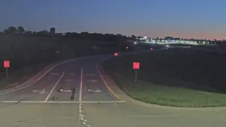 US 20 at Southwest Arterial West Ramp Terminal – Mile Marker 294.3 – Dubuque – East View