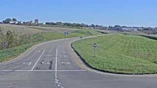 US 20 at Southwest Arterial West Ramp Terminal – Mile Marker 294.3 – Dubuque – East View