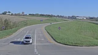 US 20 at Southwest Arterial West Ramp Terminal – Mile Marker 294.3 – Dubuque – East View