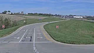 US 20 at Southwest Arterial West Ramp Terminal – Mile Marker 294.3 – Dubuque – East View