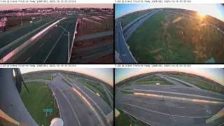 I-80 at Grand Prairie Parkway – Mile Marker 118.4 – West Des Moines – Multi-Angle View