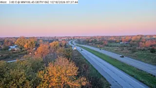 I-80 at Mile Marker 106.2 – Near Earlham