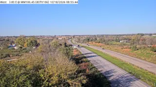 I-80 at Mile Marker 106.2 – Near Earlham