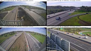 I-80 at West Mix – Mile Marker 122.8 – West Des Moines – Multi-Angle View
