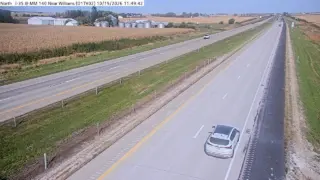I-35 South of US 20 – Mile Marker 139.9 – Near Williams