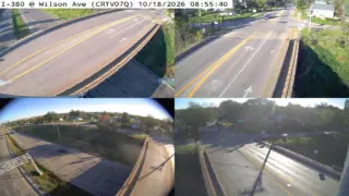 I-380 at Wilson Avenue Southwest – Mile Marker 18.3 – Cedar Rapids – Multi-Angle View