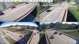 I-380 at Wilson Avenue Southwest – Mile Marker 18.3 – Cedar Rapids – Multi-Angle View