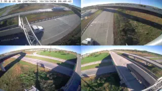 I-35 at US 30 – Mile Marker 111.7 – Near Ames – Multi-Angle View