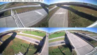 I-35 at US 30 – Mile Marker 111.7 – Near Ames – Multi-Angle View