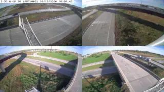 I-35 at US 30 – Mile Marker 111.7 – Near Ames – Multi-Angle View