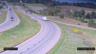 US 30 at IA 100 – Mile Marker 246.4 – Near Cedar Rapids – Wrong-Way Monitoring View