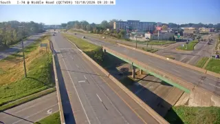 I-74 at Middle Road – Mile Marker 3.9 – Bettendorf