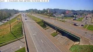 I-74 at Middle Road – Mile Marker 3.9 – Bettendorf
