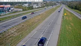 I-74 at Middle Road – Mile Marker 3.9 – Bettendorf