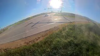 US 20 at Southwest Arterial – Eastbound Exit Ramp – Mile Marker 294.3 – Dubuque – West View