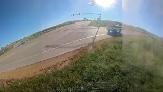 US 20 at Southwest Arterial – Eastbound Exit Ramp – Mile Marker 294.3 – Dubuque – West View