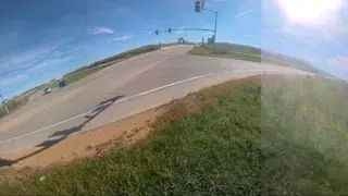 US 20 at Southwest Arterial – Eastbound Exit Ramp – Mile Marker 294.3 – Dubuque – West View