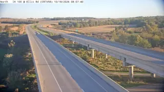 IA 100 at Ellis Road – Mile Marker 3.1 – Near Cedar Rapids