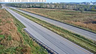 I-29 at IA 370 – Mile Marker 42.9 – Near Council Bluffs