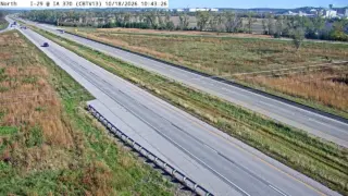 I-29 at IA 370 – Mile Marker 42.9 – Near Council Bluffs
