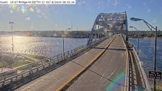 US 67 at Centennial Bridge – IA – Mile Marker 0.2 – Davenport