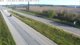 I-29 at 192nd Street – Mile Marker 44.6 – Near Council Bluffs