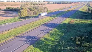 I-80 at Mile Marker 15.1 – Near Underwood